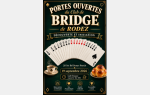 Portes Ouvertes le samedi 19 septembre, au club: 20 bis Bd Denys Puech RODEZ