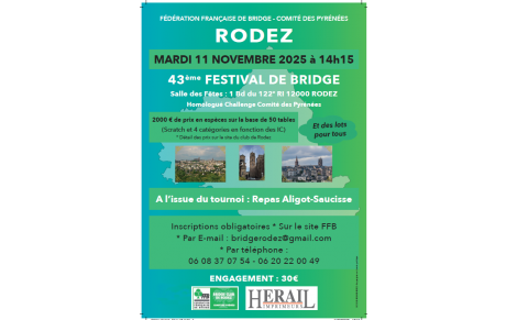 FESTIVAL de RODEZ 11/11/2025